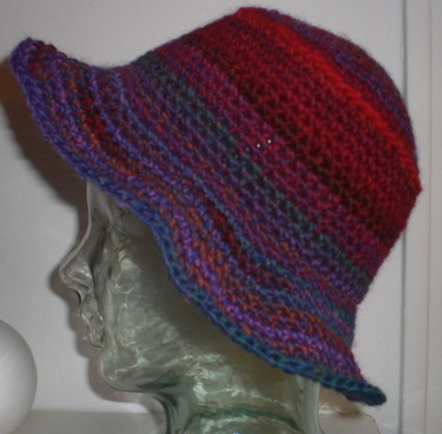 Crochet Pattern: City Hat with Brim - Crochet Spot - Crochet